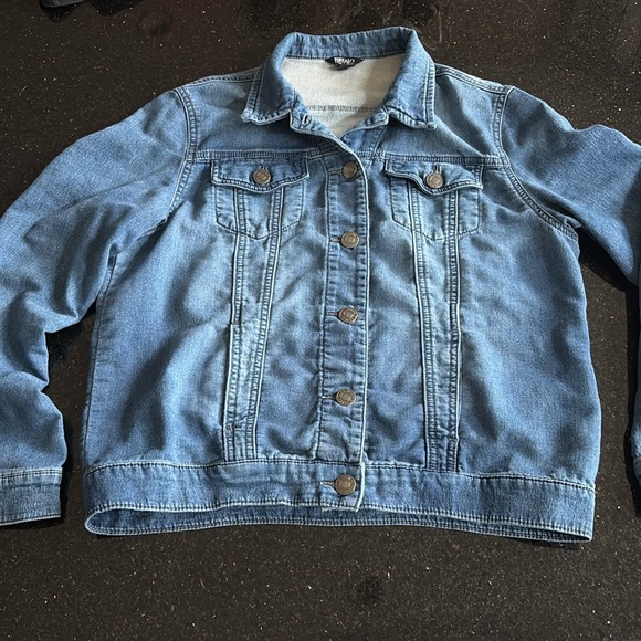 Buffalo Davis Bitton Knit Denim Jacket Size Medium - Picture 3 of 8